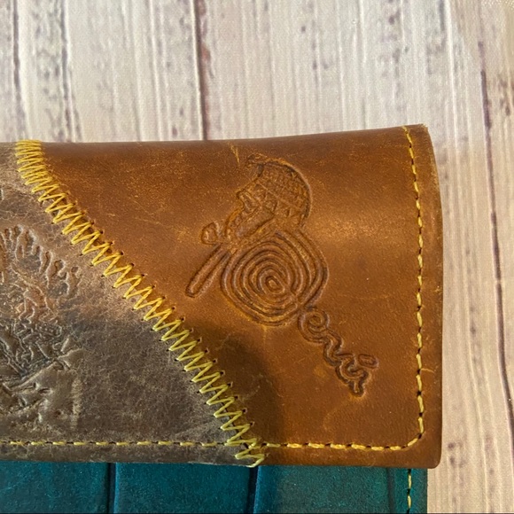 Peru Leather Trifold Wallet. Great Used Condition. - Picture 2 of 16